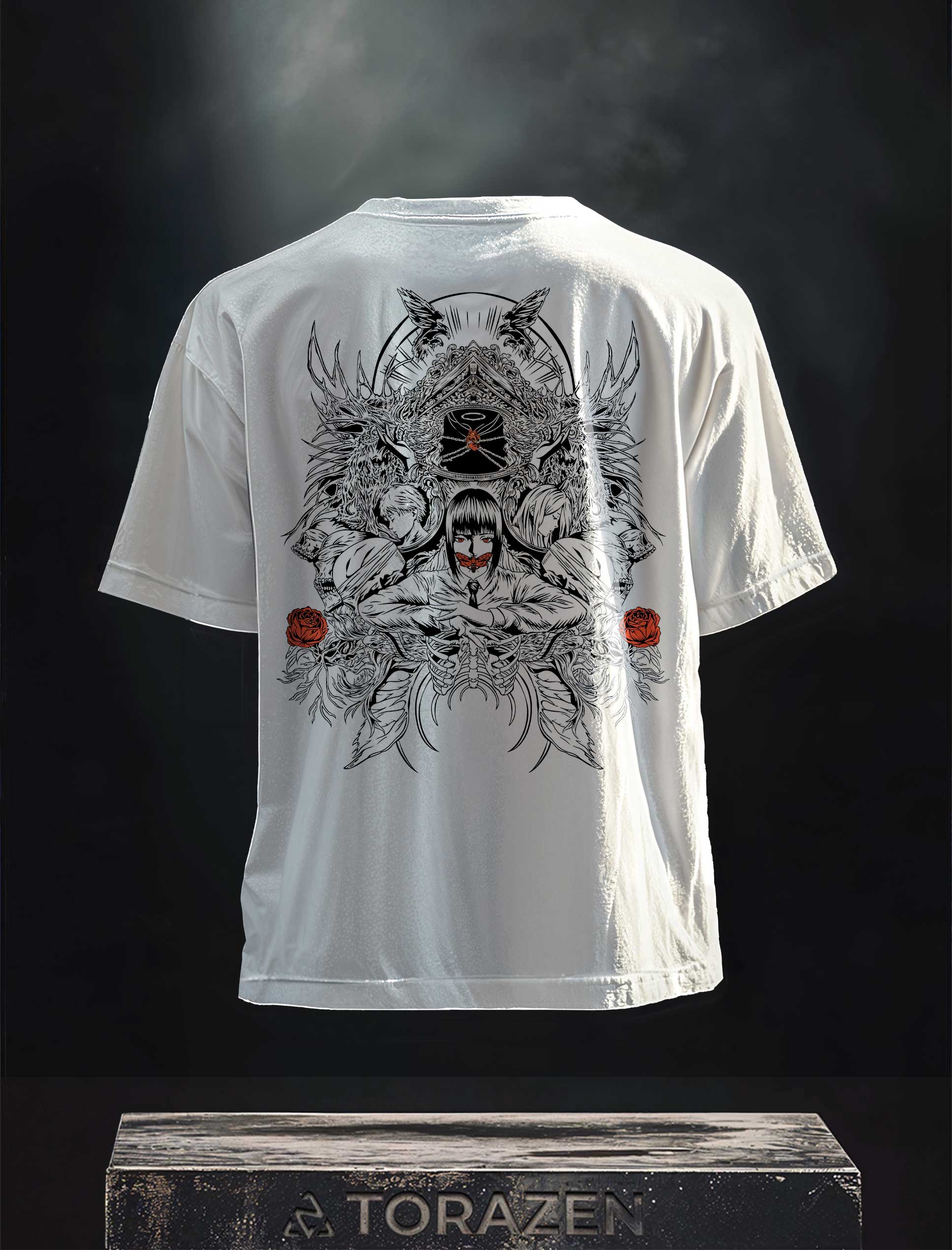 Makima Heartbound Chains Vintage Tee