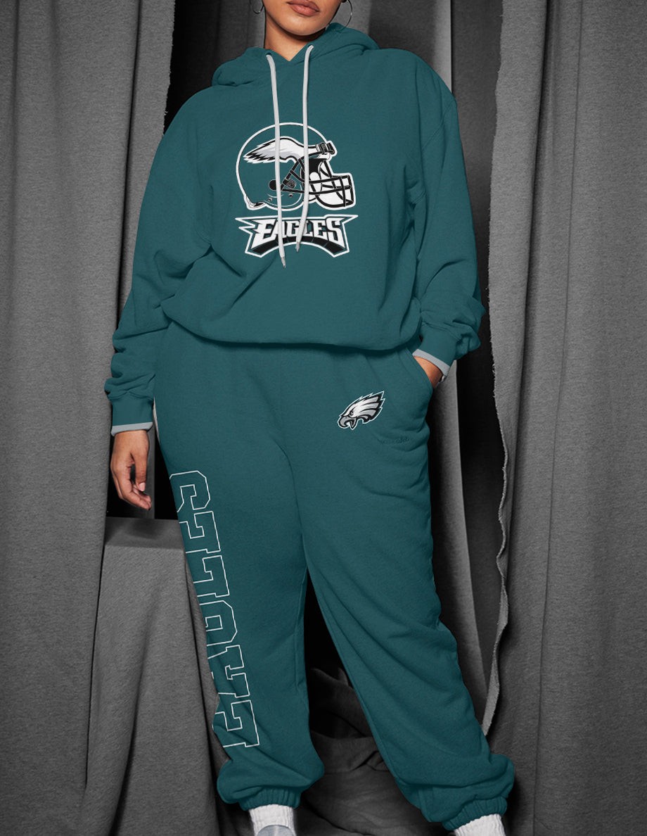 Philadelphia Eagles 3D Printed Pullover Hoodie And Sweatpant 2pcs Tracksuits