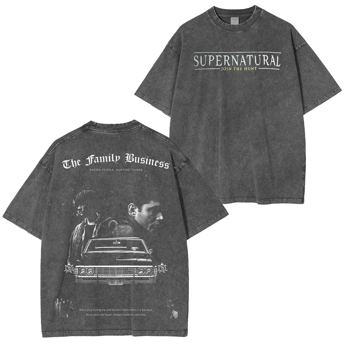 The Family Business,And The Reason I鈥檓 broke Oversize Retro Washed Tee