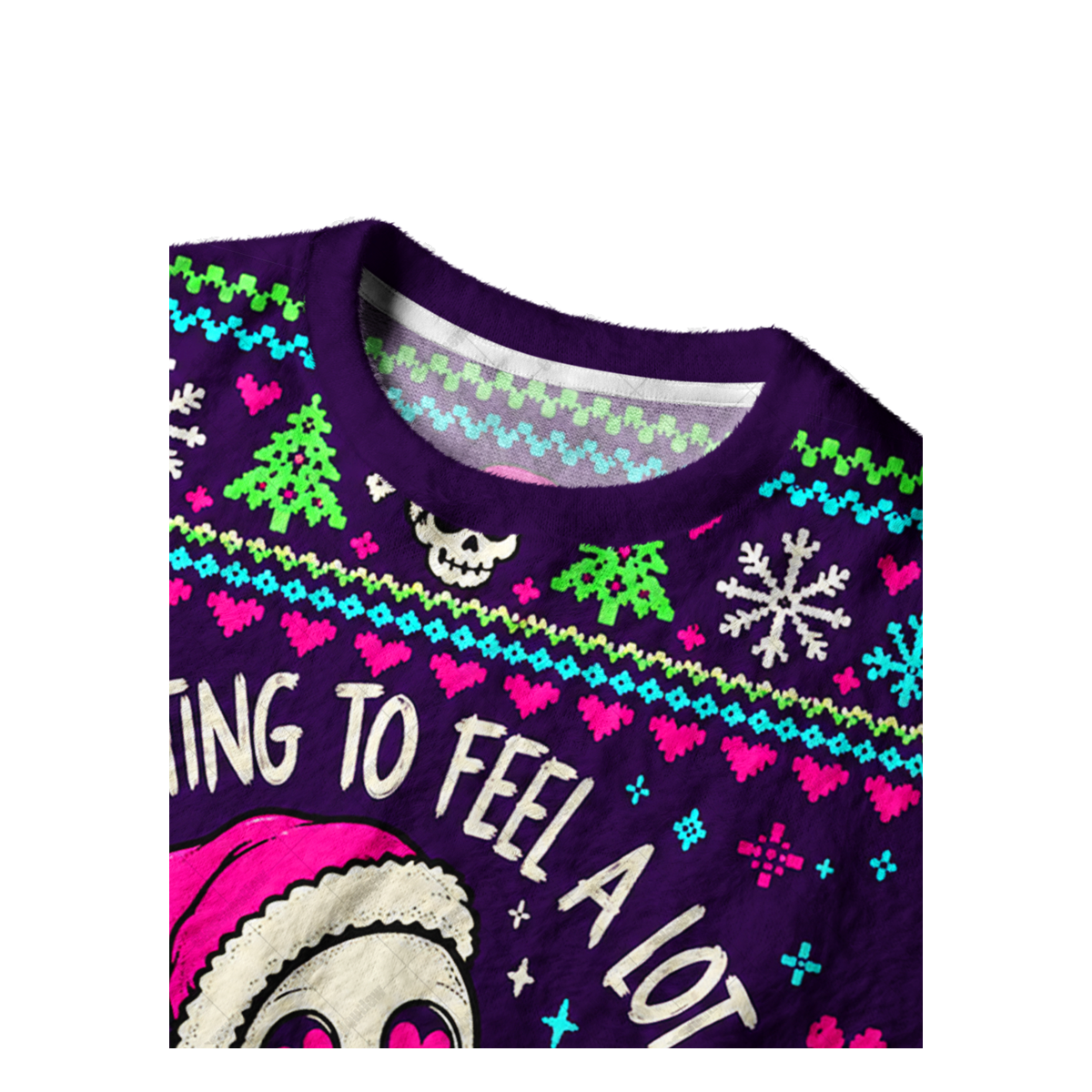 SKULL CHRISTMAS UGLY CHRISTMAS SWEATSHIRT — image 3