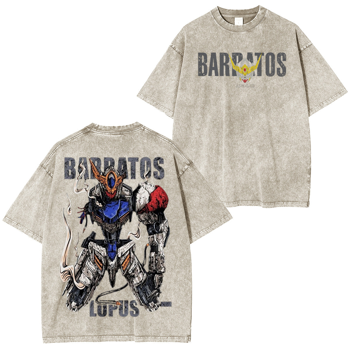 Gear up with the Gundam Unisex Washed T-Shirt