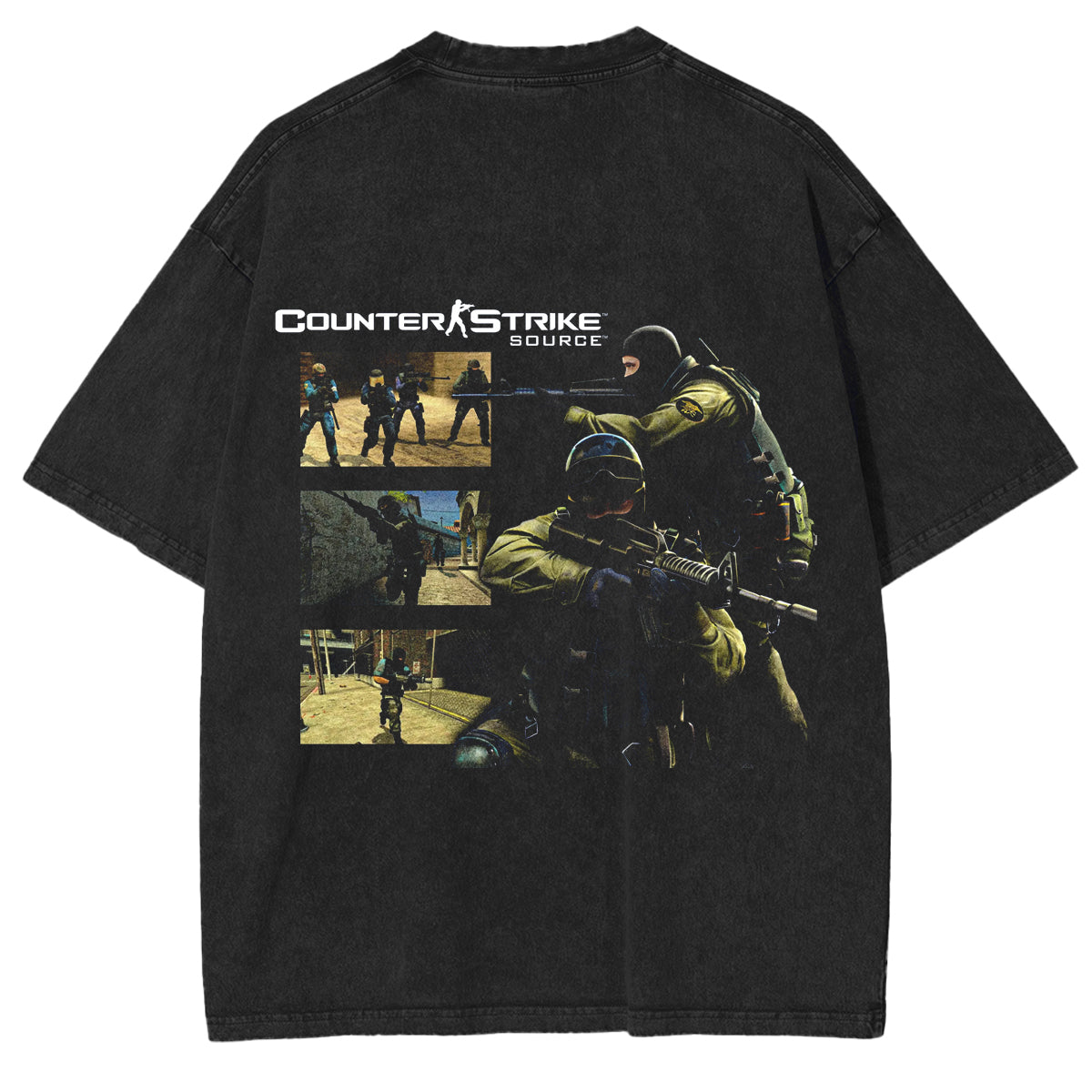 Valve Counter Strike Source Vintage Washed Unisex T-Shirt