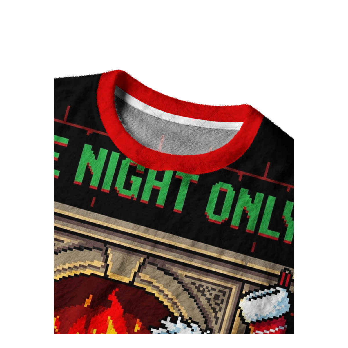 PIXEL HOLIDAY UGLY CHRISTMAS SWEATSHIRT — image 3