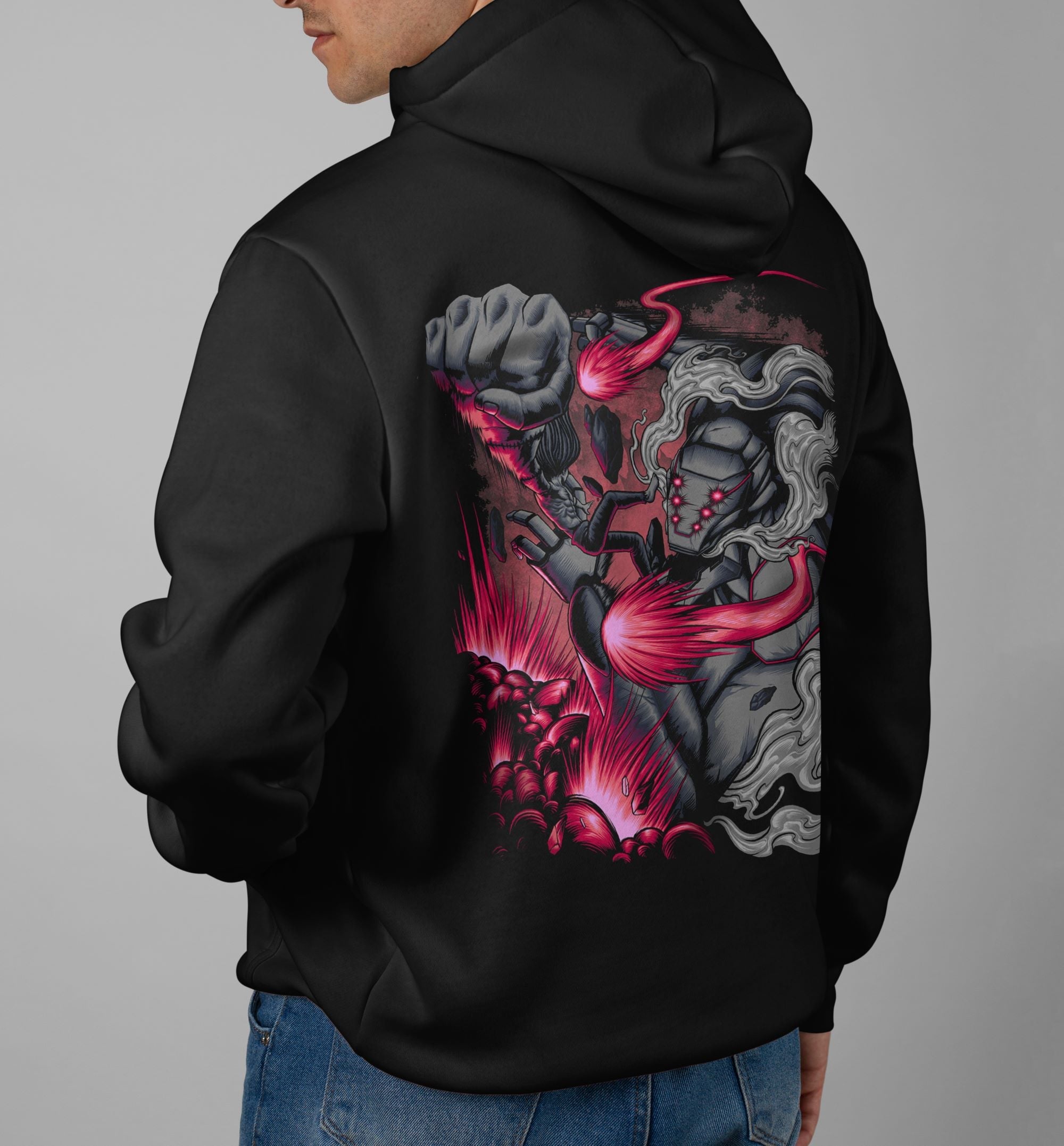 Jujutsu Kaisen Mechamaru vs Mahito Hoodie