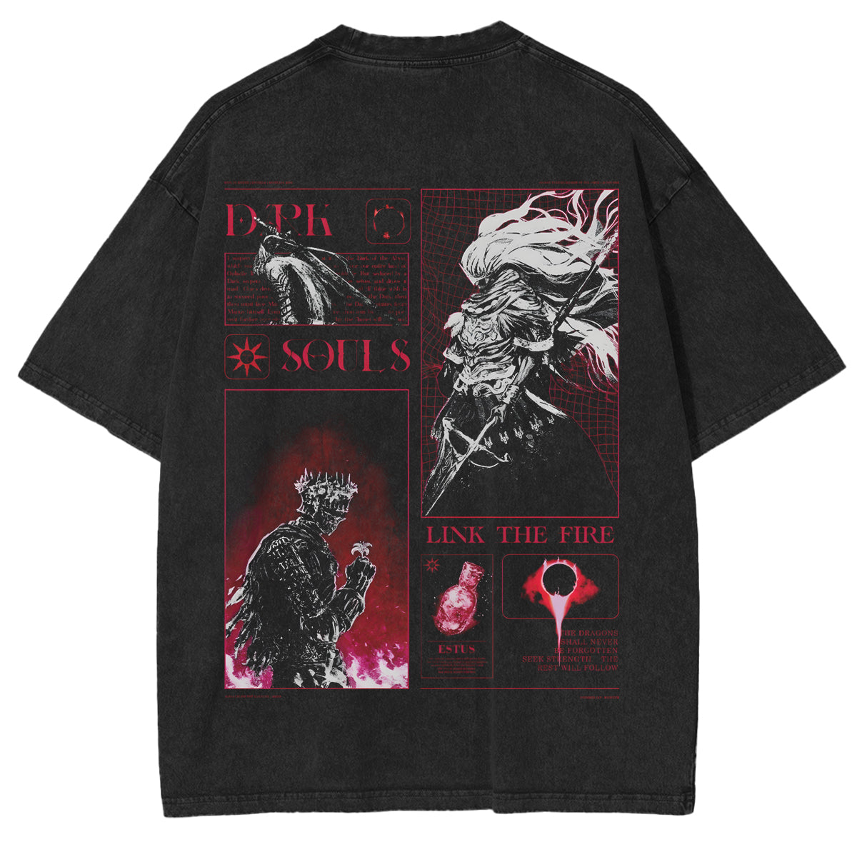 Hidetaka Miyazaki's Dark Souls Soulsborne Vintage Washed Unisex T-Shirt