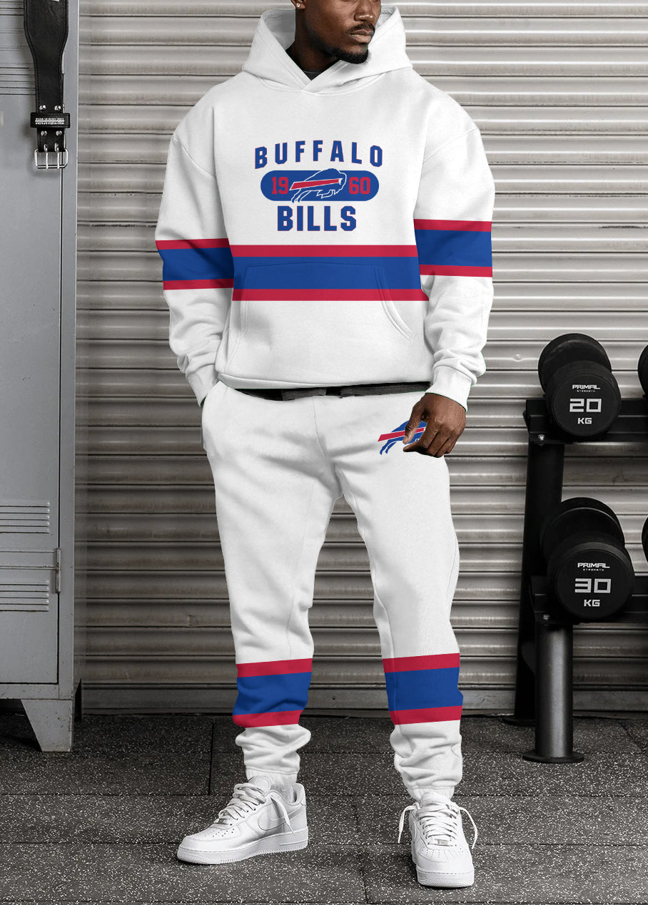 Buffalo Bills 3D Printed Pullover Hoodie And Sweatpant 2pcs Tracksuits