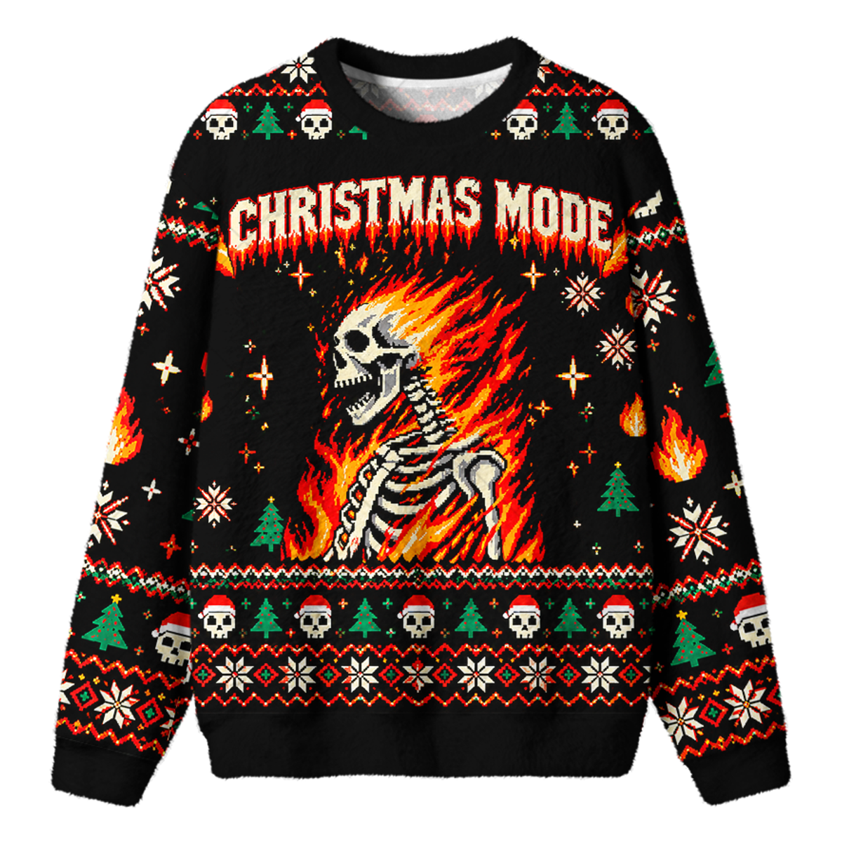 CHRISTMAS MODE UGLY CHRISTMAS SWEATSHIRT — image 1
