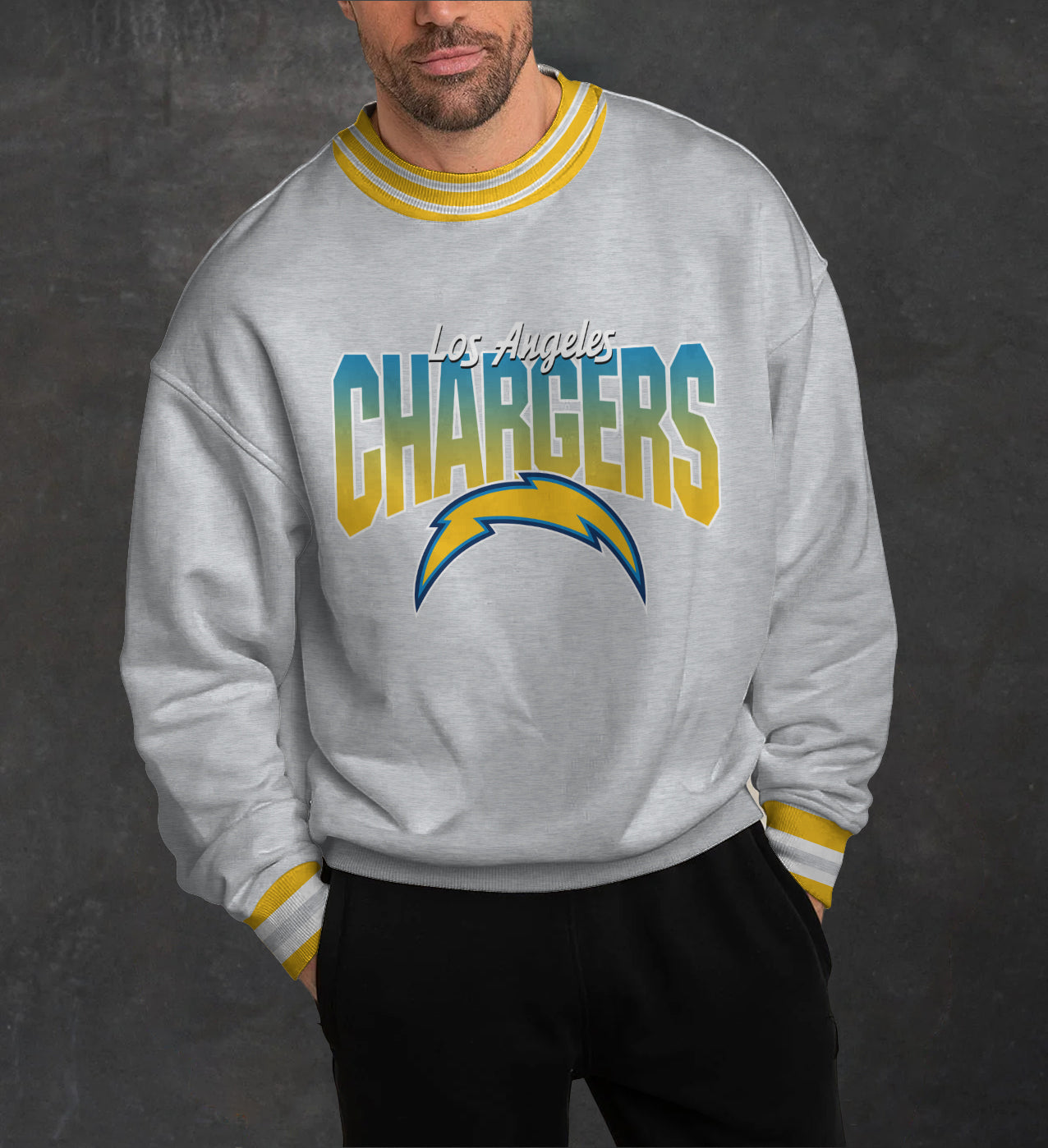 Los Angeles Chargers 3D Limited Edition Crew Neck sweatshirt