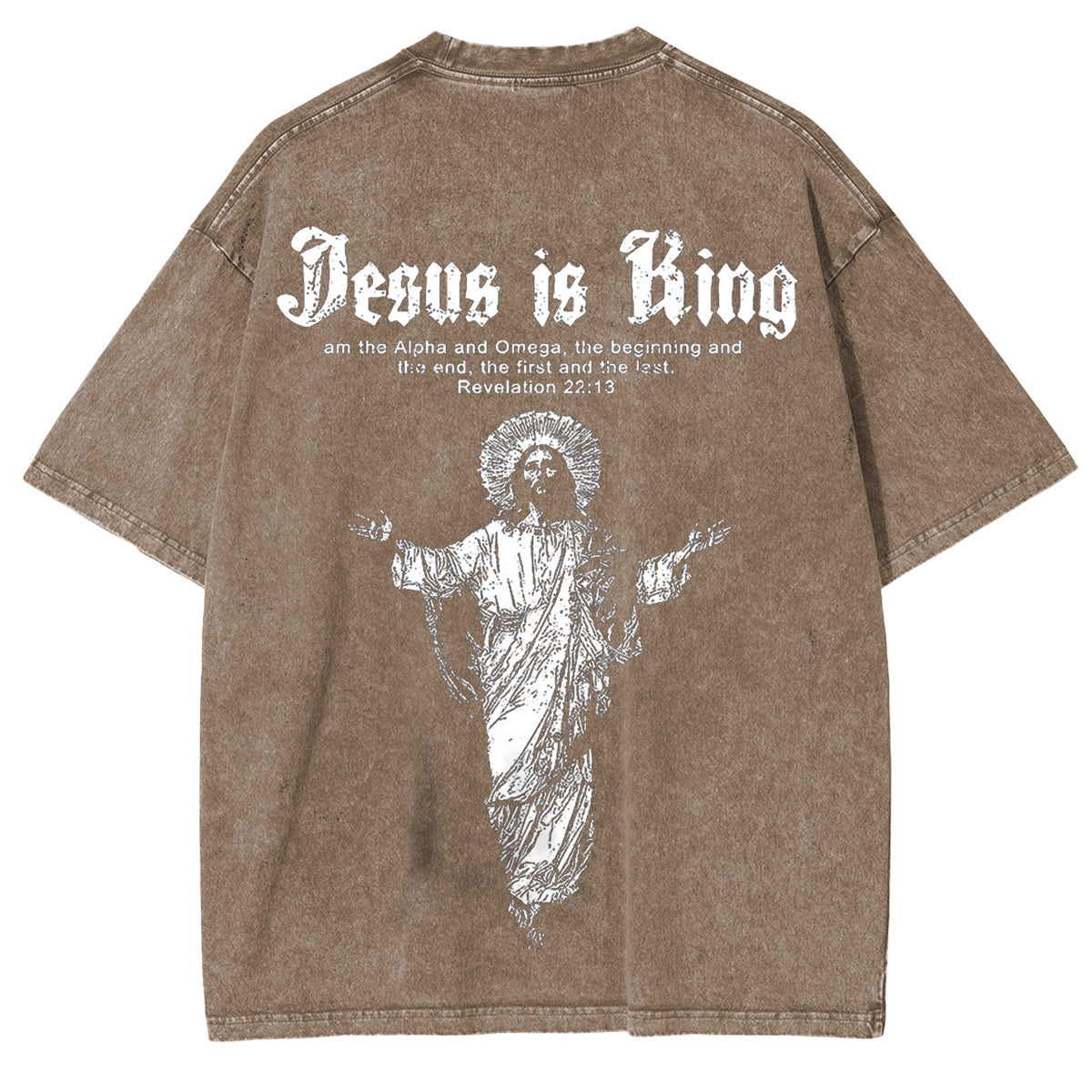 Jesus Is King Vintage Game Washed Unisex T-Shirt