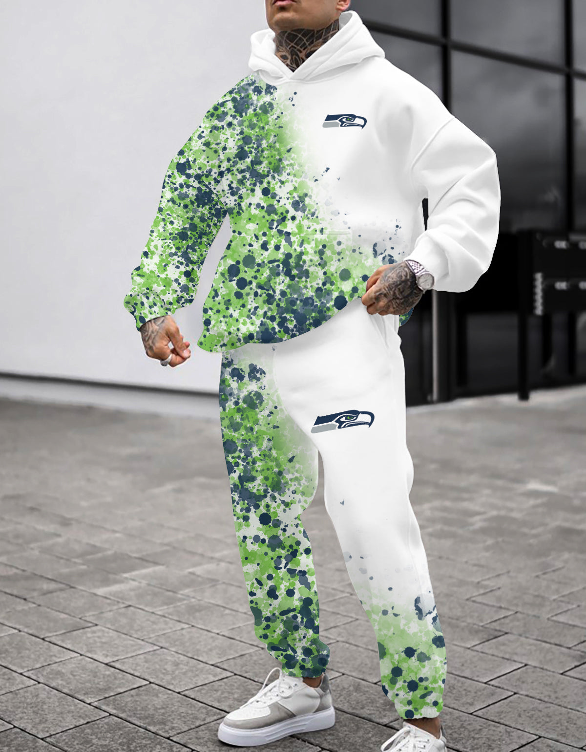Seattle Seahawks 3D Printed Pullover Hoodie And Sweatpant 2pcs Tracksuits