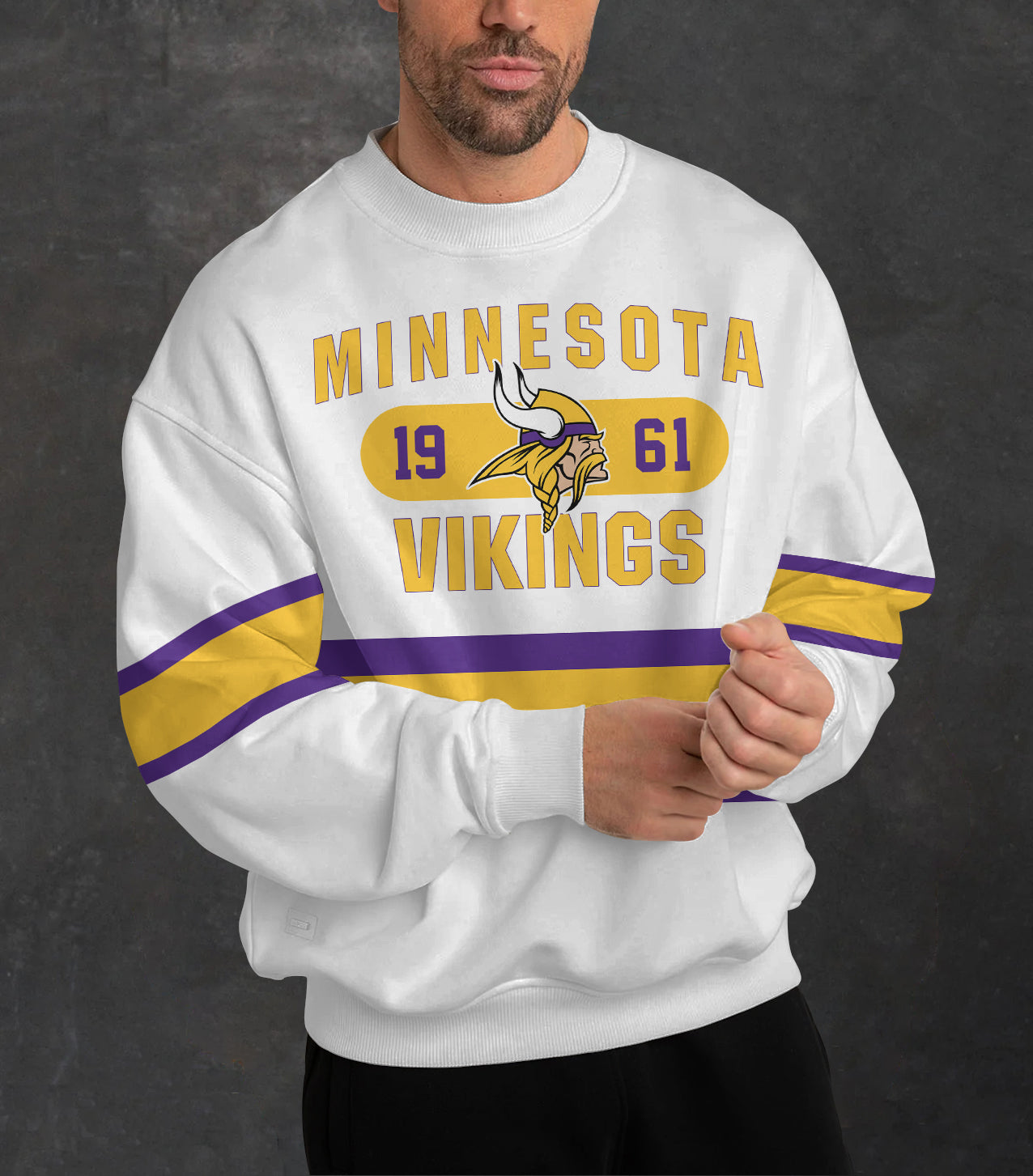 Minnesota Vikings 3D Limited Edition Crew Neck sweatshirt
