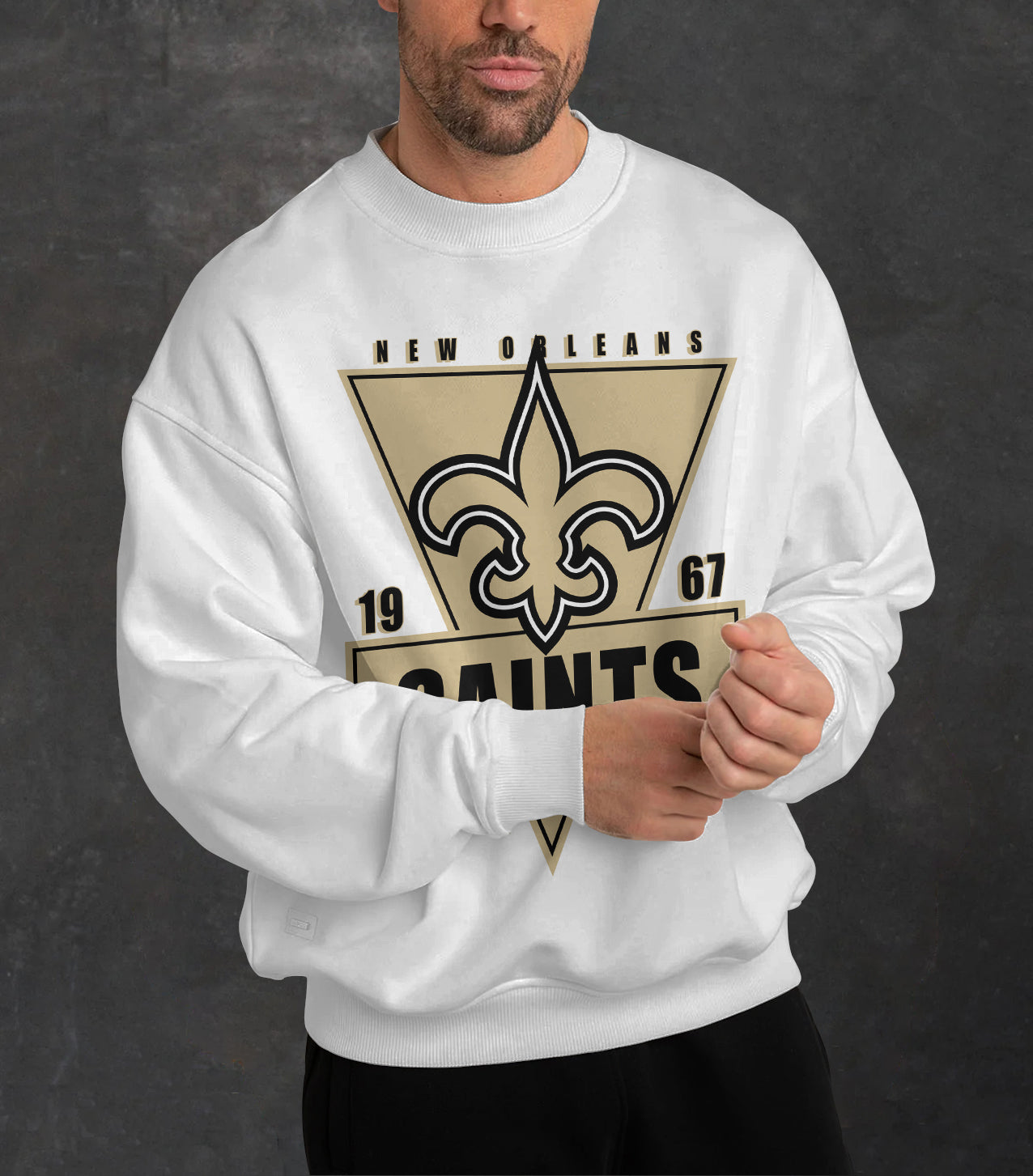 New Orleans Saints 3D Limited Edition Crew Neck sweatshirt
