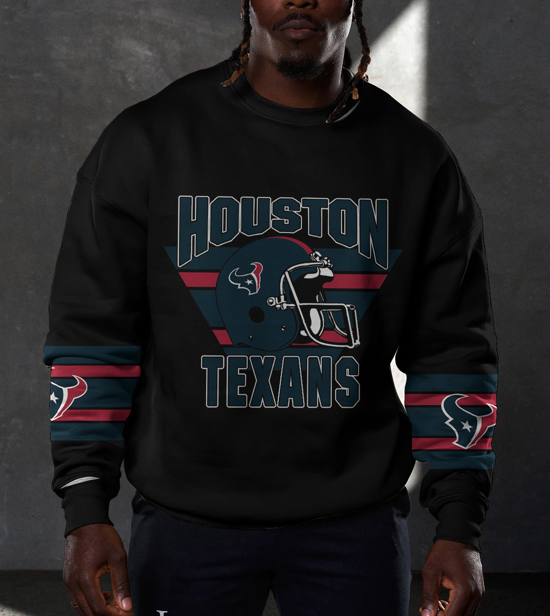 Houston Texans 3D Limited Edition Crew Neck sweatshirt