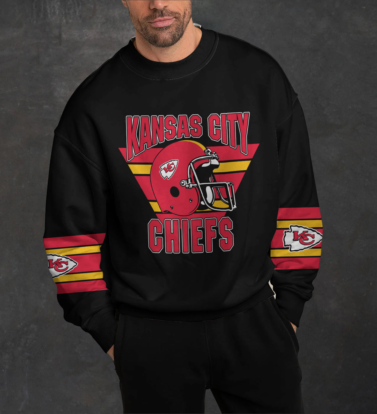Kansas City Chiefs 3D Limited Edition Crew Neck sweatshirt
