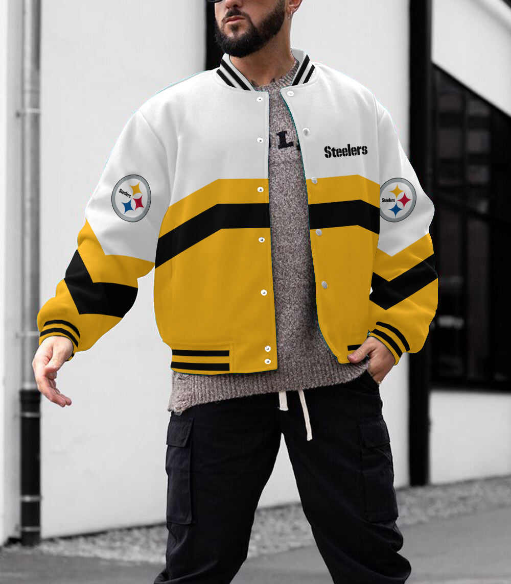 Pittsburgh Steelers Men's Limited Edition Full-Snap Casual Jacket