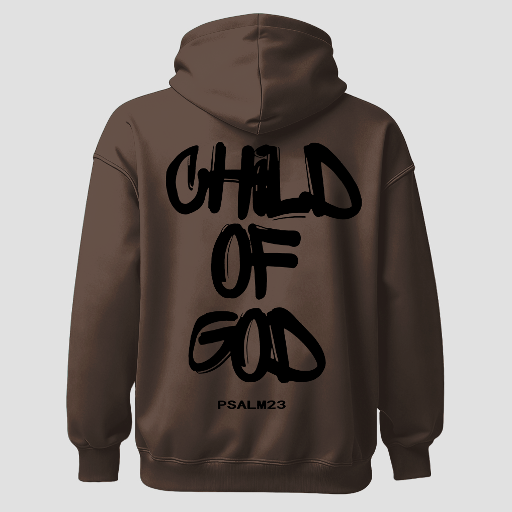 Child Of God Psalm 23 Printed Men's Hoodie