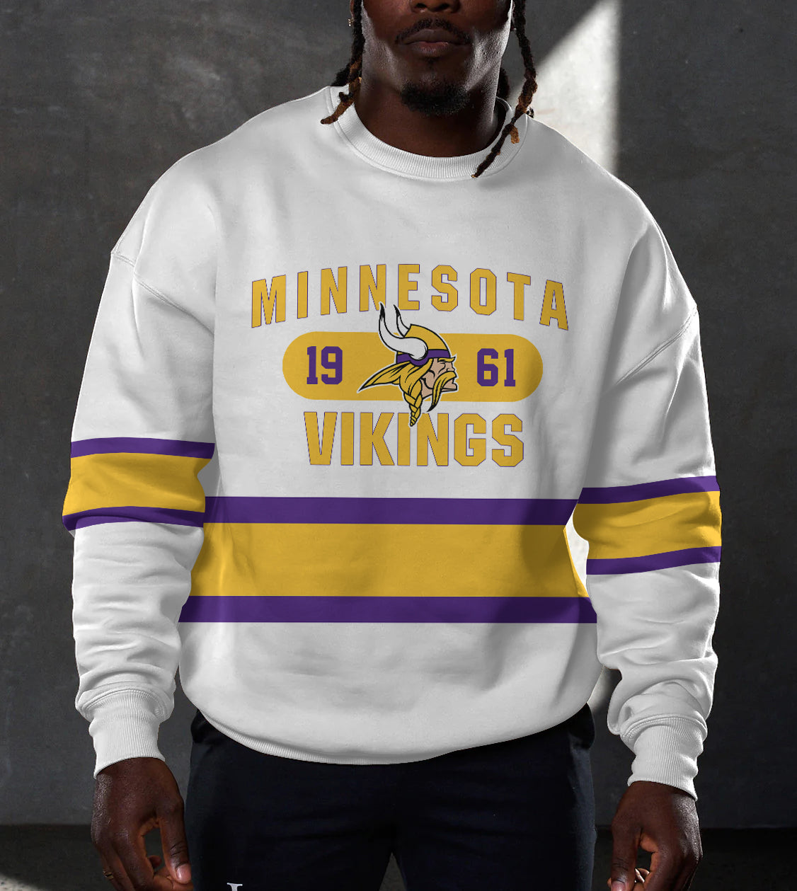 Minnesota Vikings 3D Limited Edition Crew Neck sweatshirt