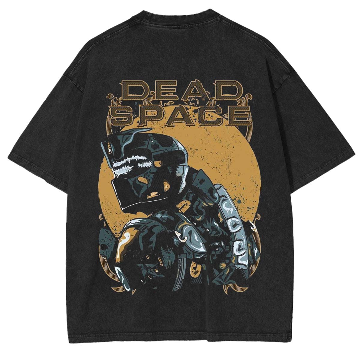 Cosplay Dead Space Isaac Clark Vintage Unisex Washed T-shirt