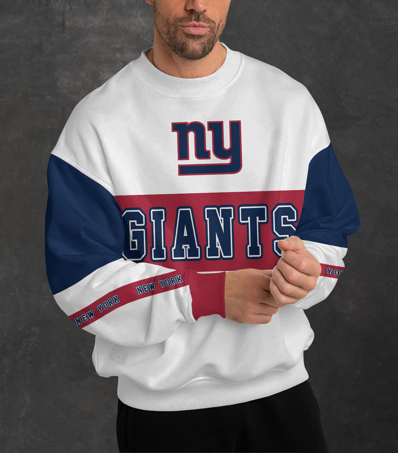 New York Giants 3D Limited Edition Crew Neck sweatshirt