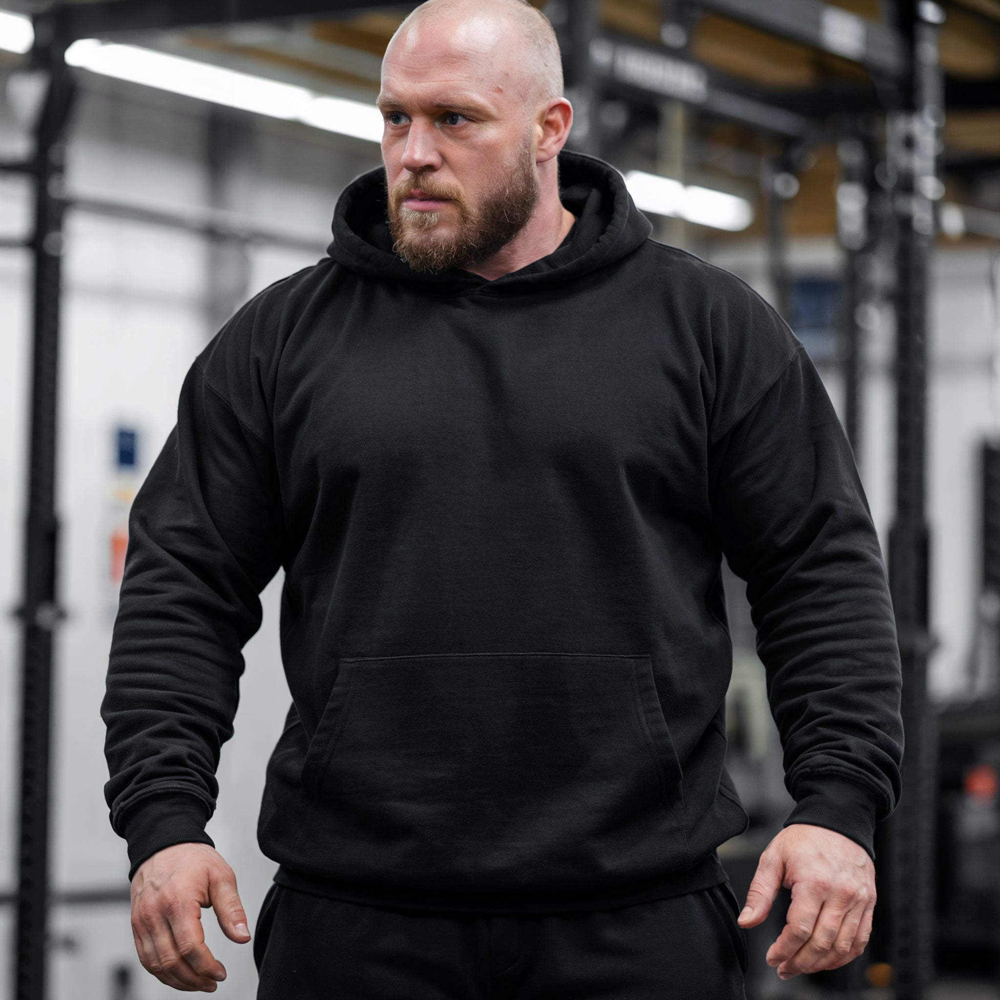 Train Till Death Raven and Skull Gym Hoodie 11313