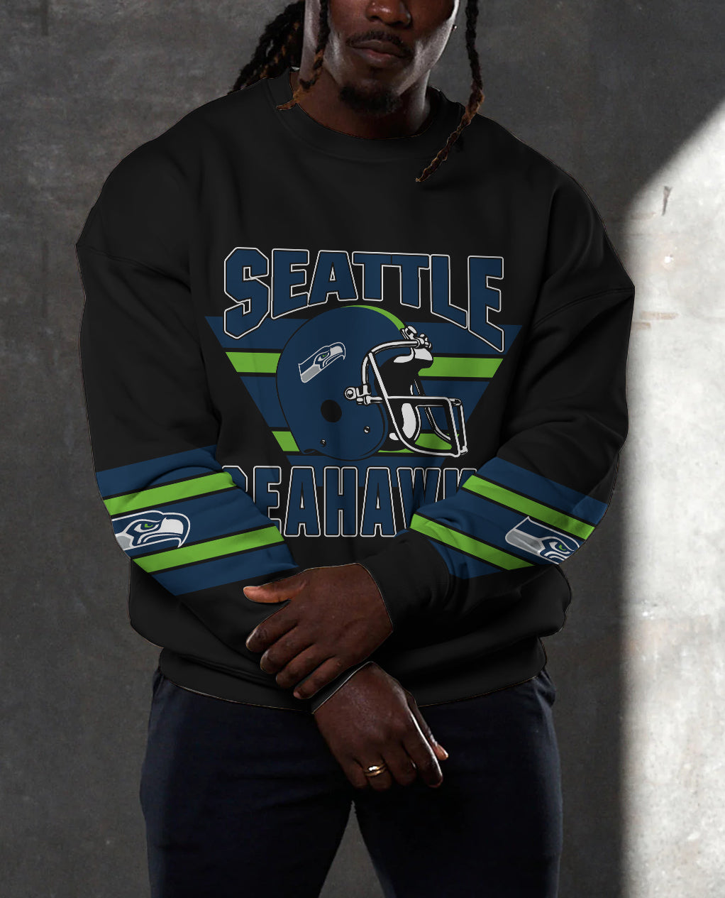 Seattle Seahawks 3D Limited Edition Crew Neck sweatshirt