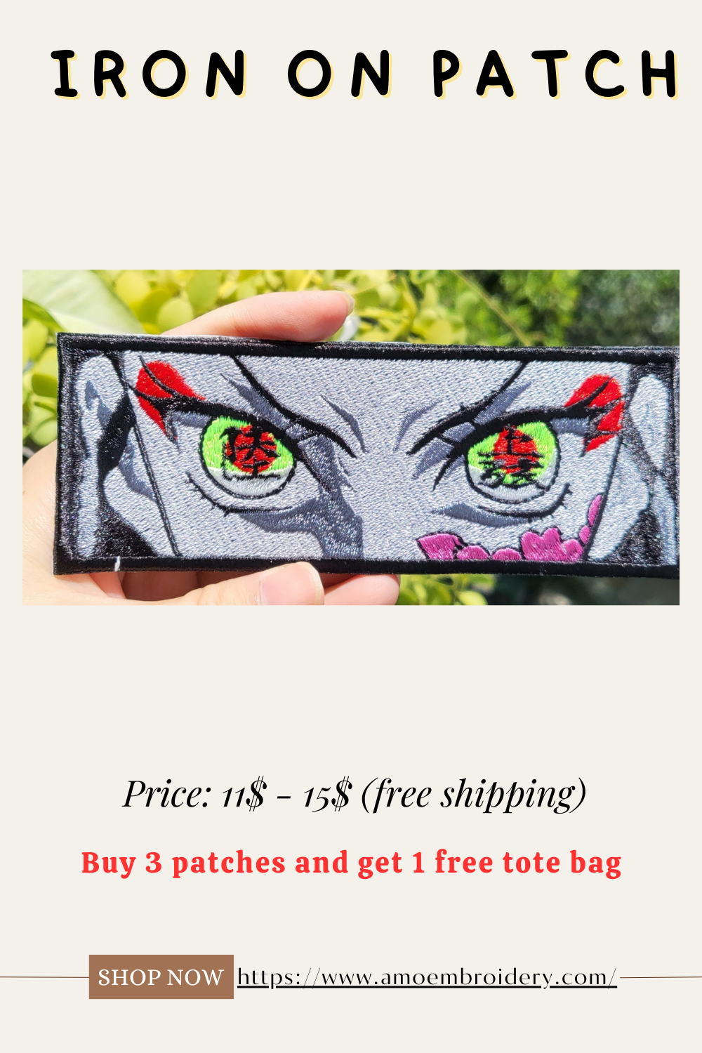 Daki Demon Slayer Embroidered patches