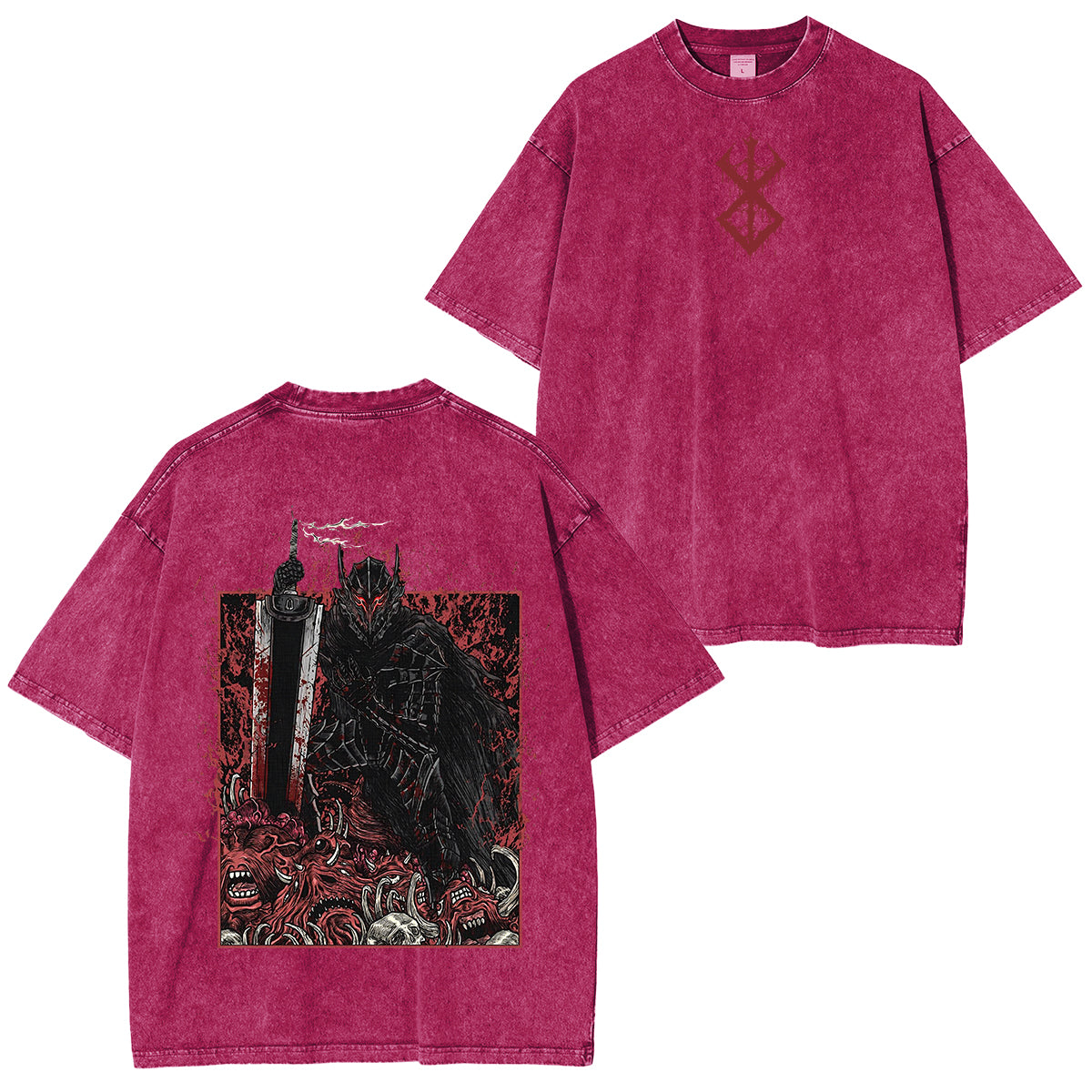 Guts Cursed Armor Grim Unisex Washed T-Shirt