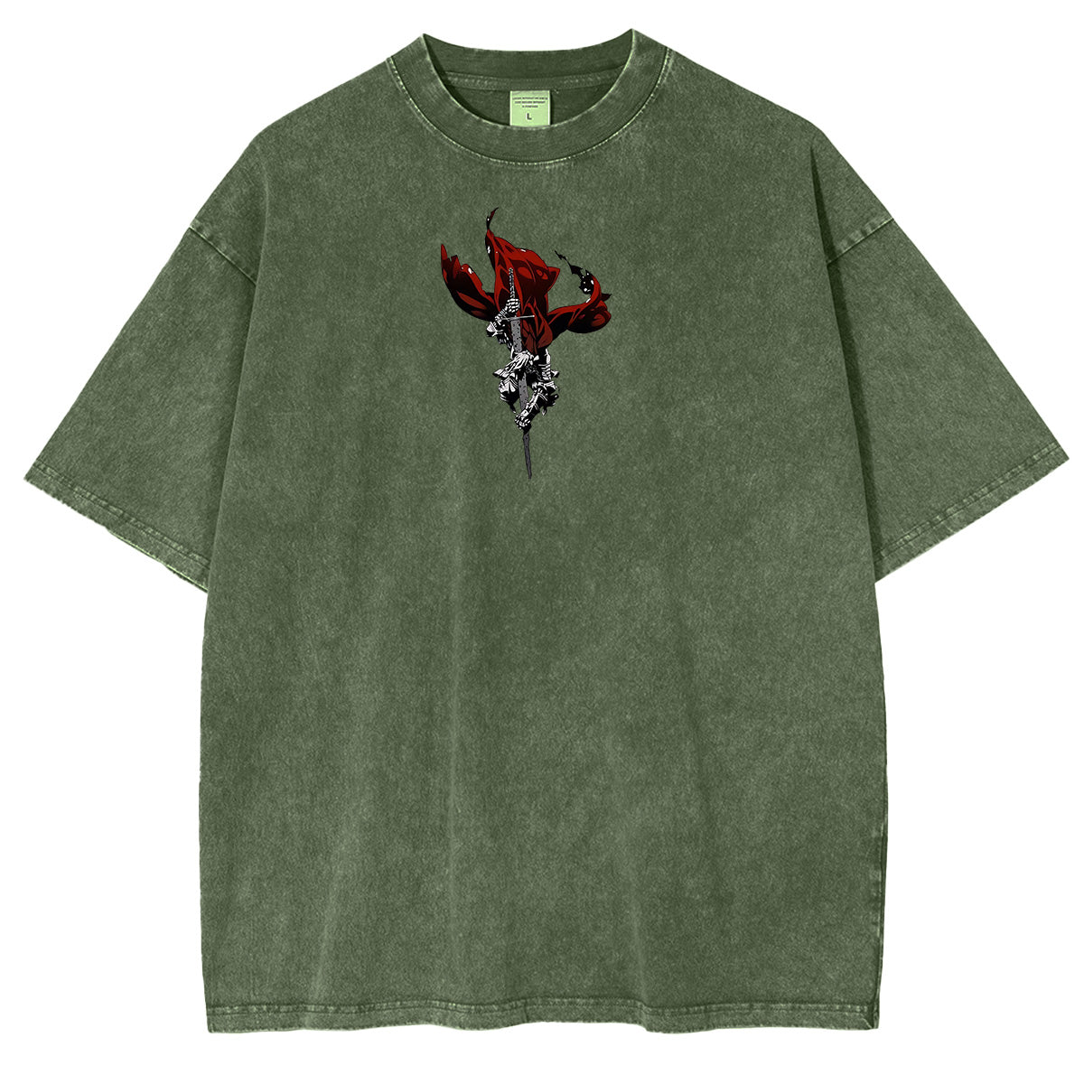 Dark Souls Slave Knight Gael Grim Unisex Washed T-Shirt