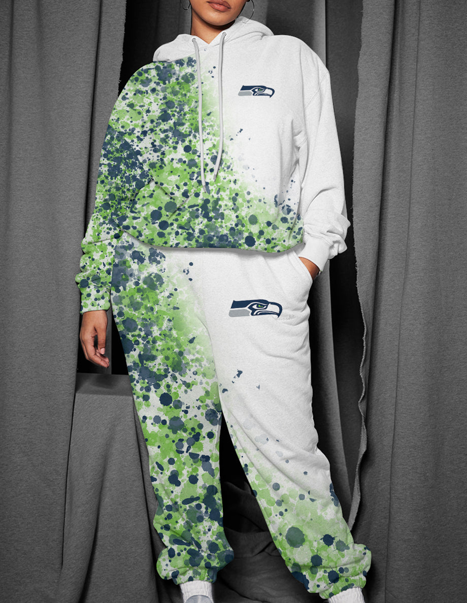 Seattle Seahawks 3D Printed Pullover Hoodie And Sweatpant 2pcs Tracksuits
