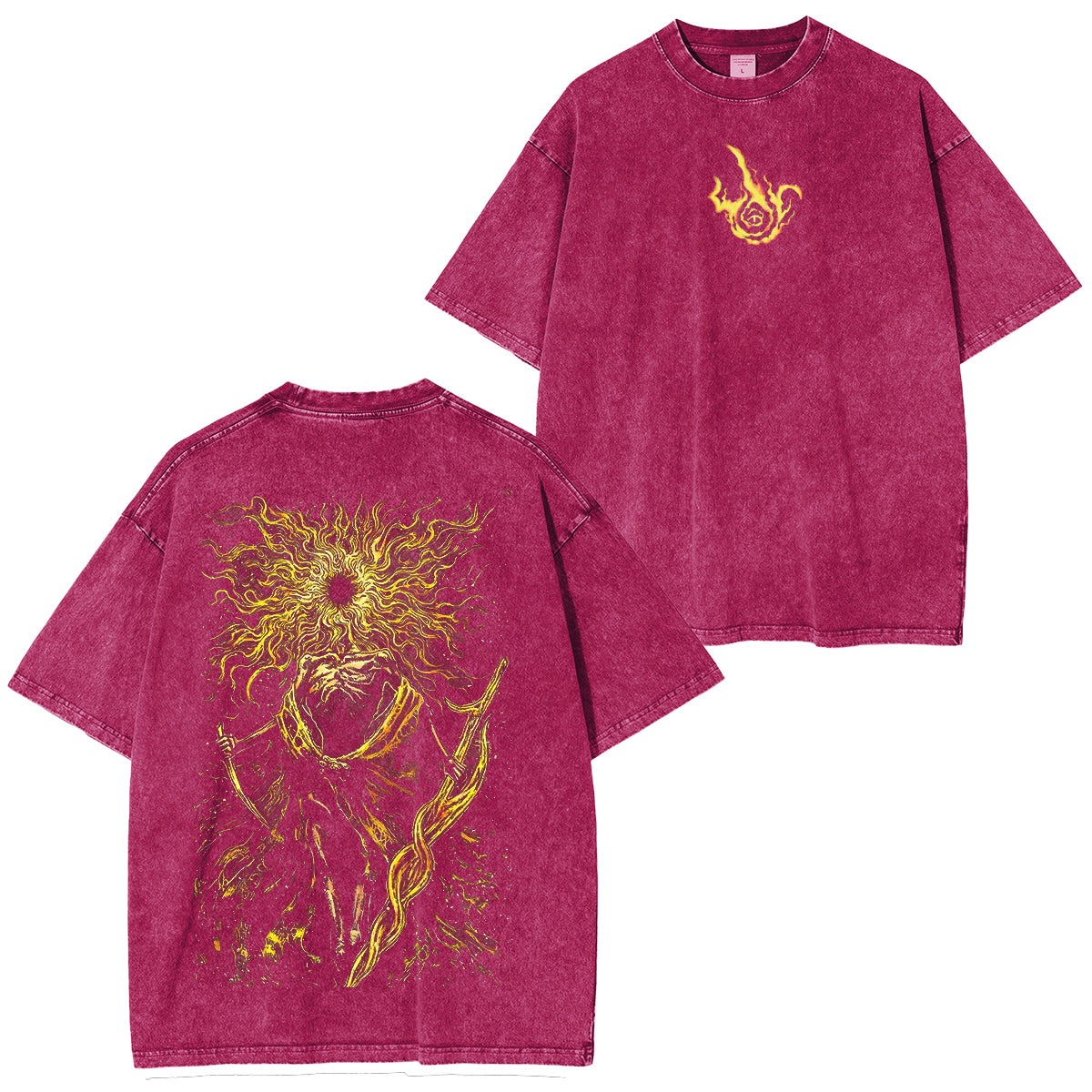 Midra Lord of Frenzied Flame Graphic Vintage Washed Unisex T-Shirt