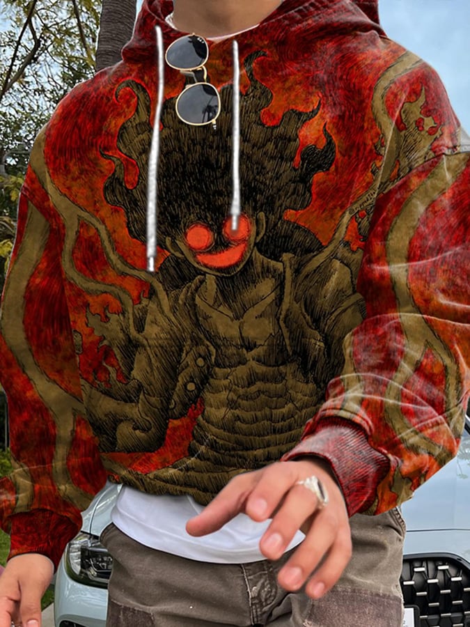 Men's Fashion Printed Hoodie