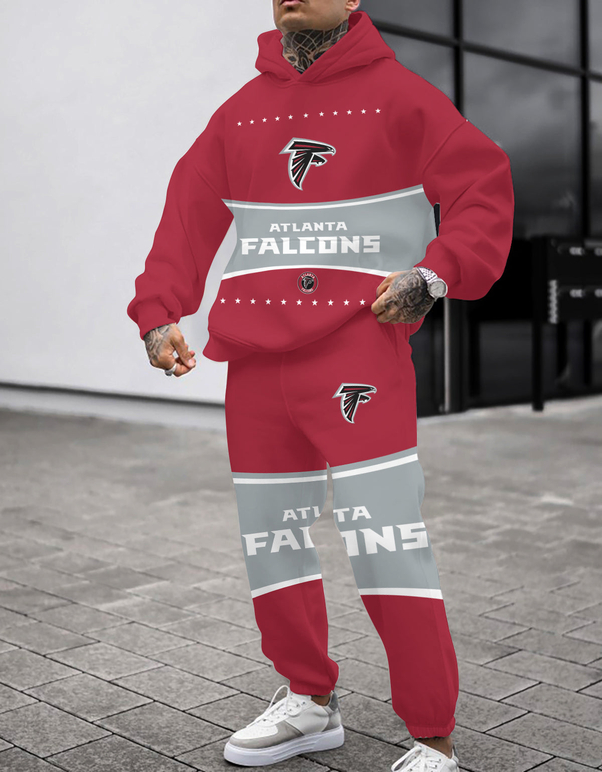 Atlanta Falcons 3D Printed Pullover Hoodie And Sweatpant 2pcs Tracksuits