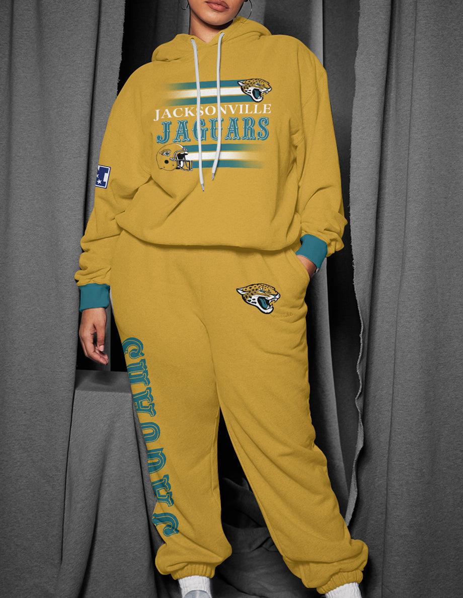 Jacksonville Jaguars 3D Printed Pullover Hoodie And Sweatpant 2pcs Tracksuits