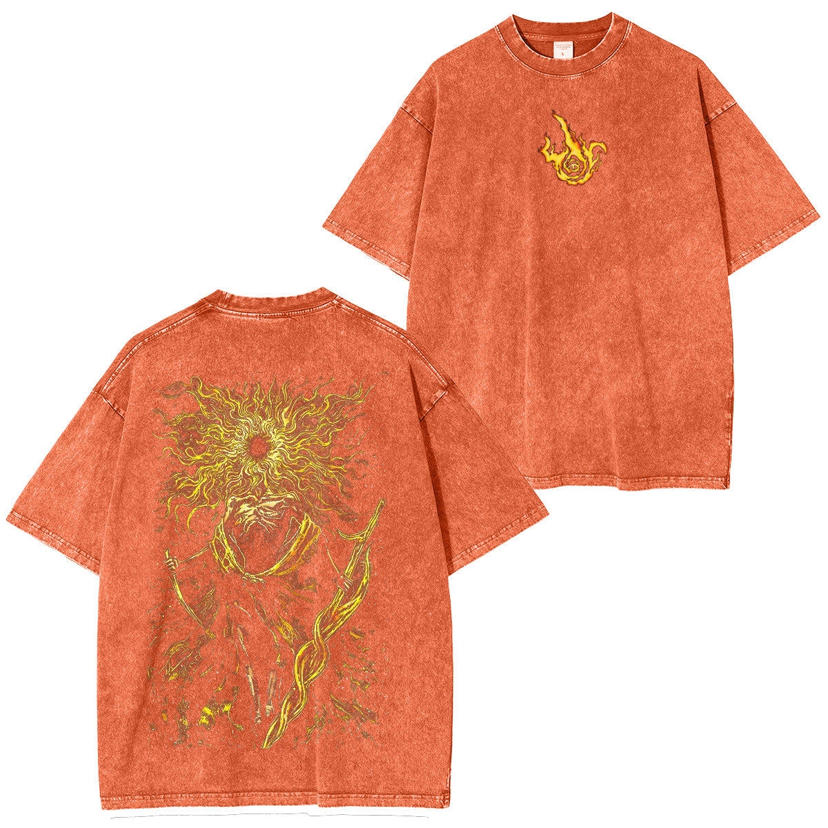 Midra Lord of Frenzied Flame Graphic Vintage Washed Unisex T-Shirt