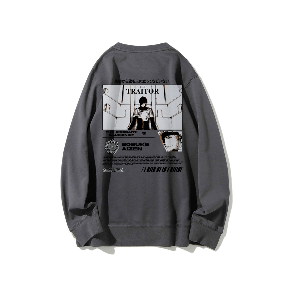 Sosuke Aizen Bleach | White Sweatshirt TYBW