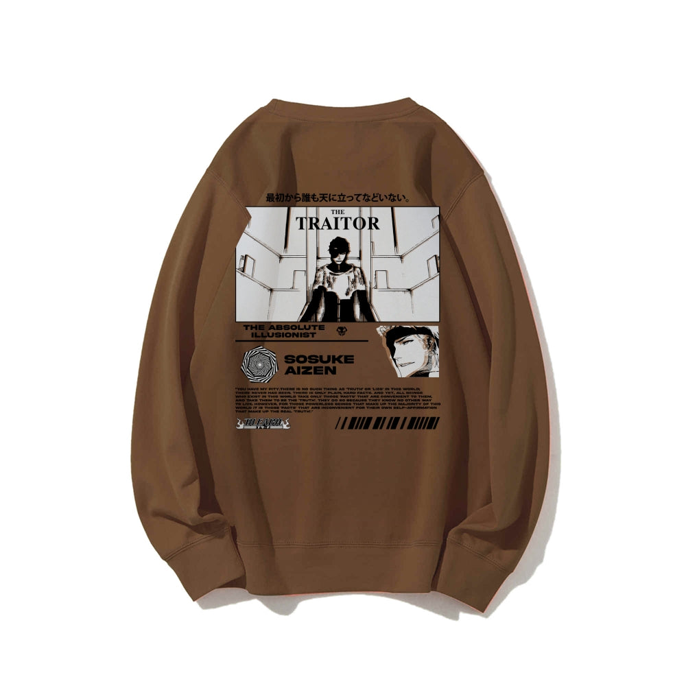 Sosuke Aizen Bleach | White Sweatshirt TYBW