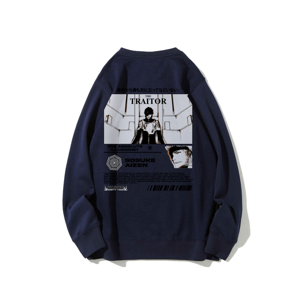 Sosuke Aizen Bleach | White Sweatshirt TYBW