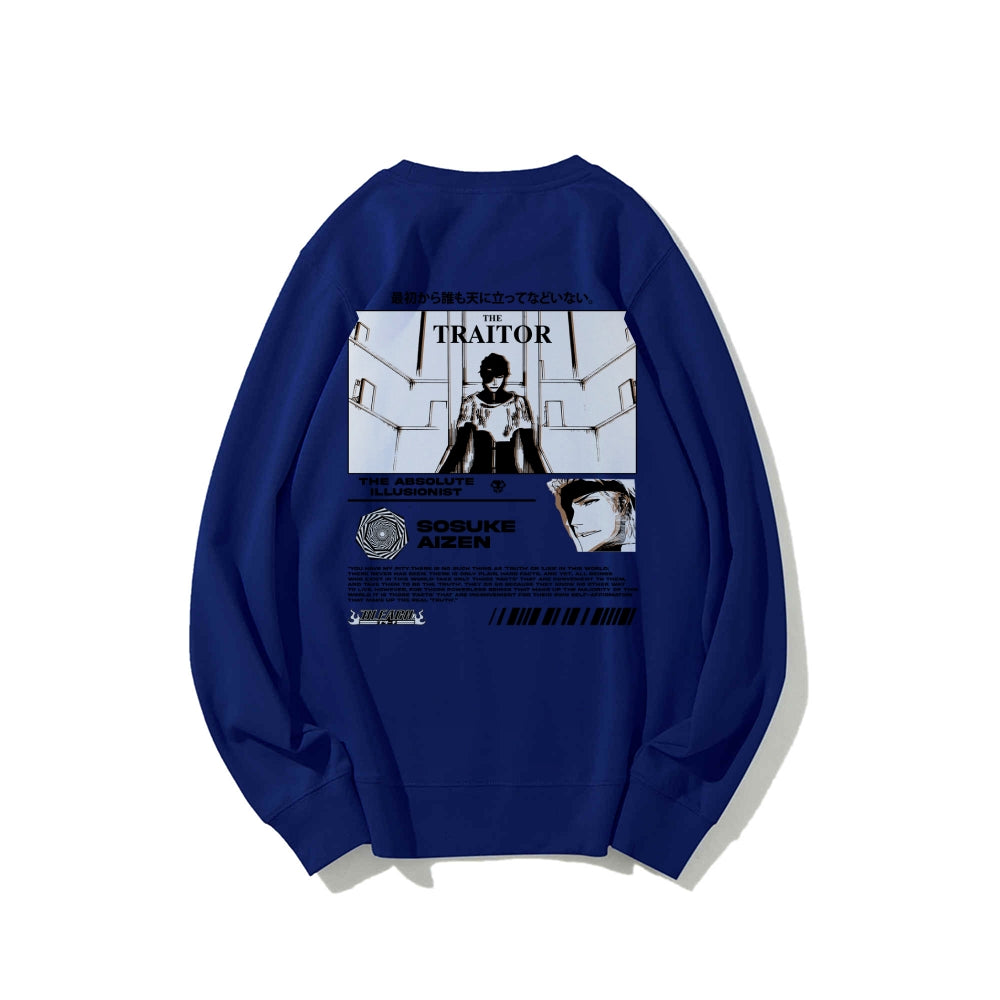 Sosuke Aizen Bleach | White Sweatshirt TYBW