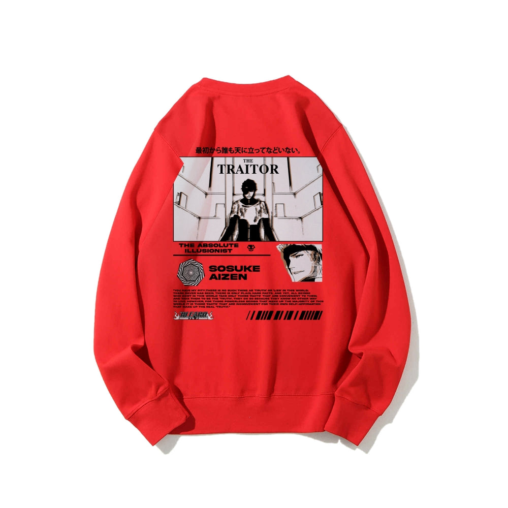 Sosuke Aizen Bleach | White Sweatshirt TYBW