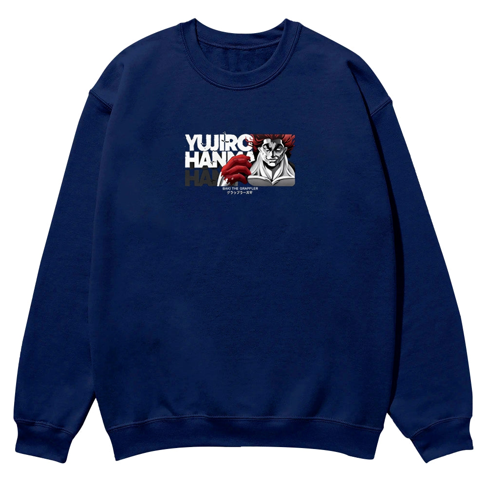 Yujiro Hanma Baki The Grappler Casual Crewneck Sweatshirt