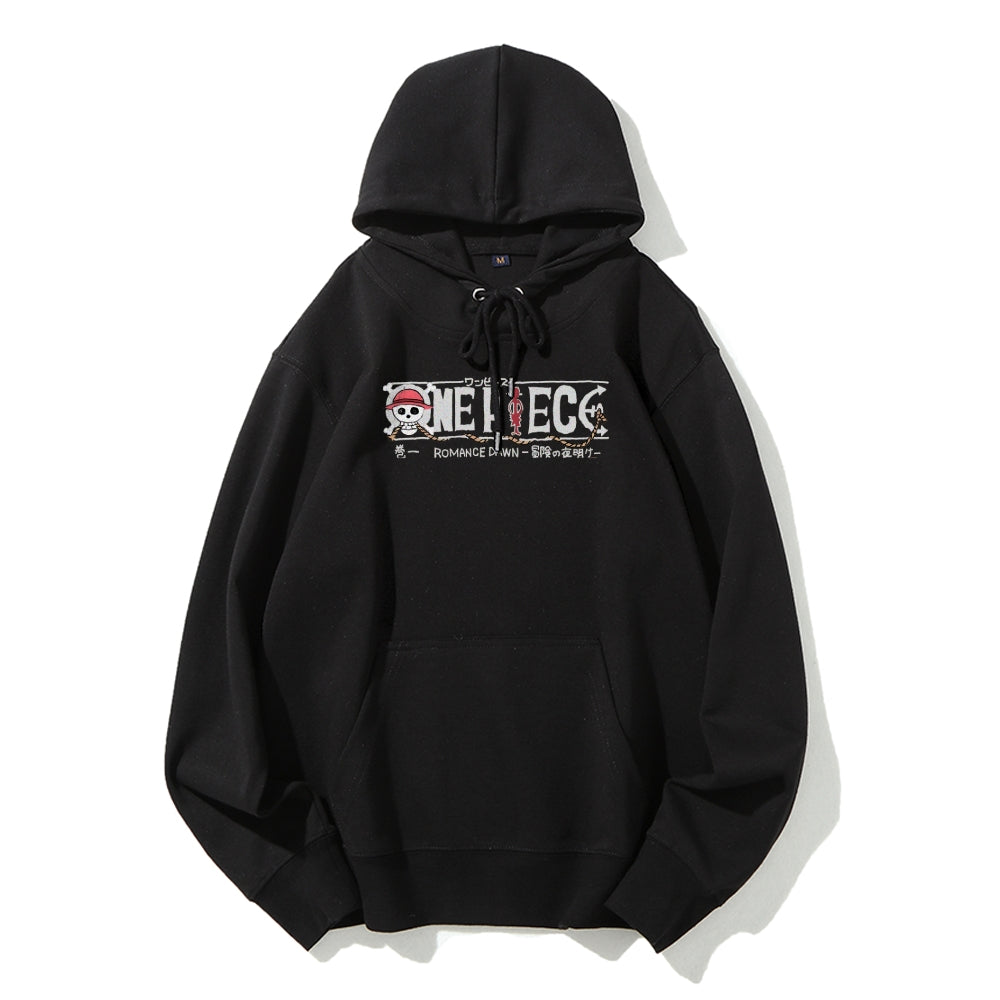 Unisex pure cotton hoodid sweatshirt Luffy