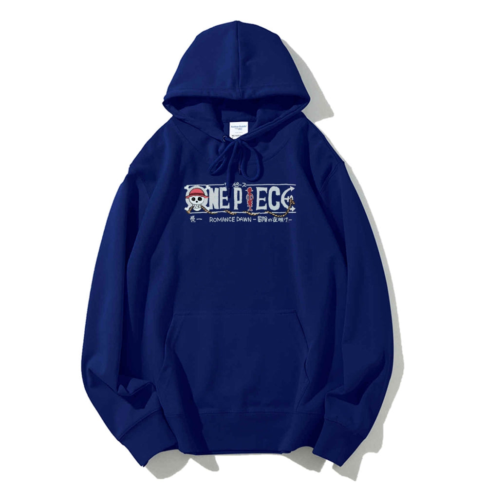 Unisex pure cotton hoodid sweatshirt Luffy
