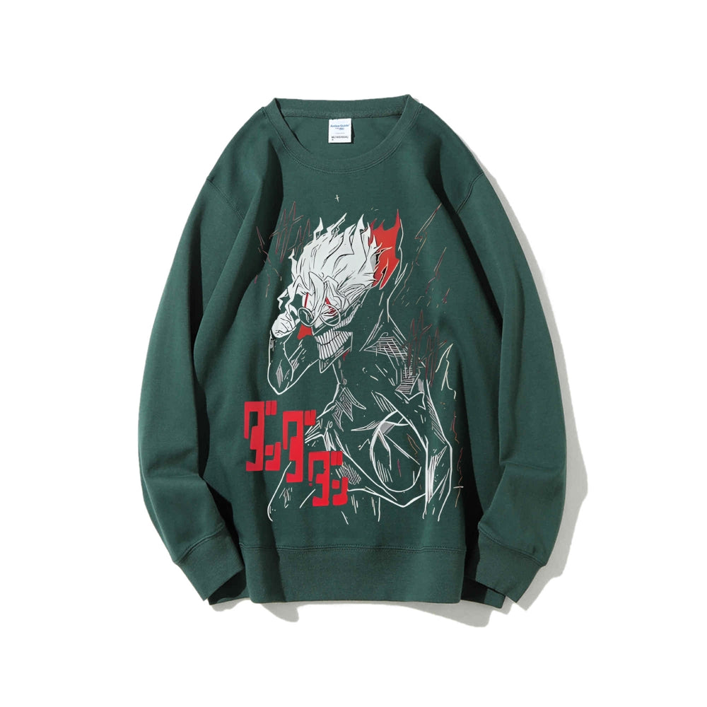 Casual Crewneck Sweatshirt|Anime Dandadan