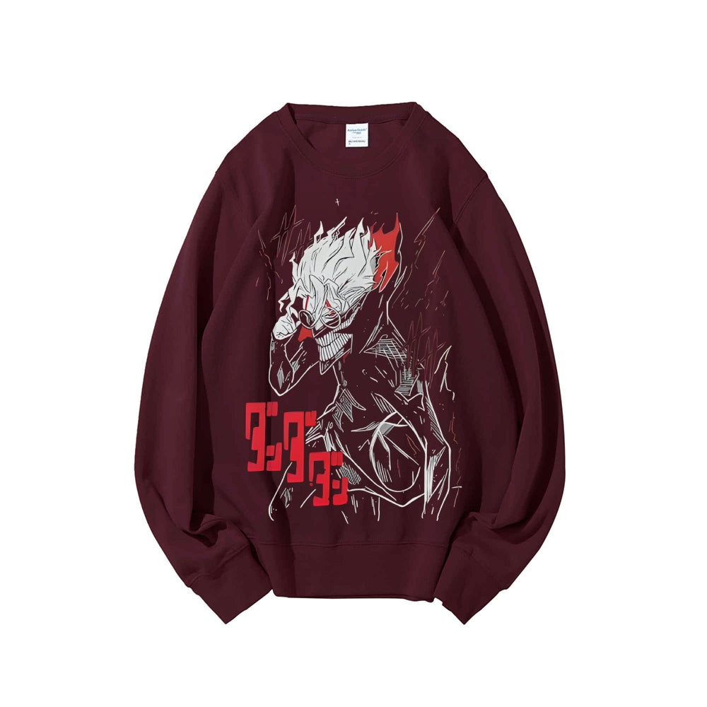 Casual Crewneck Sweatshirt|Anime Dandadan