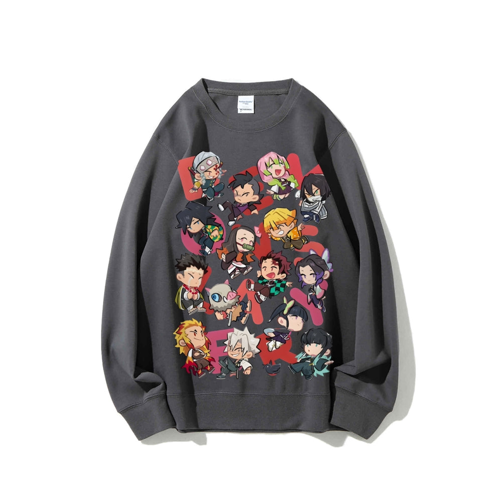 Casual Crewneck Sweatshirt|Demon Slayer: Kimetsu no Yaiba