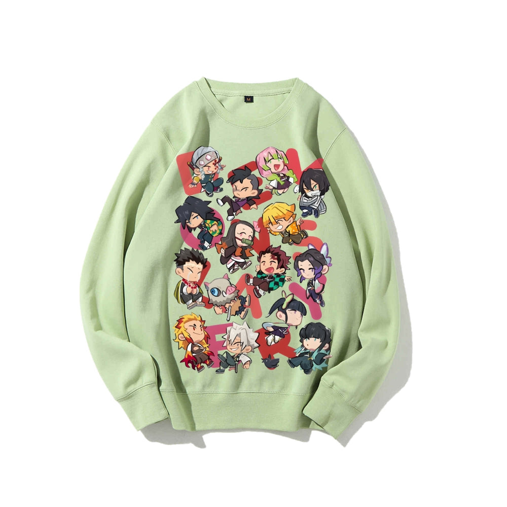 Casual Crewneck Sweatshirt|Demon Slayer: Kimetsu no Yaiba