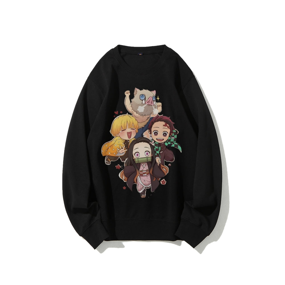 Casual Crewneck Sweatshirt|Demon Slayer
