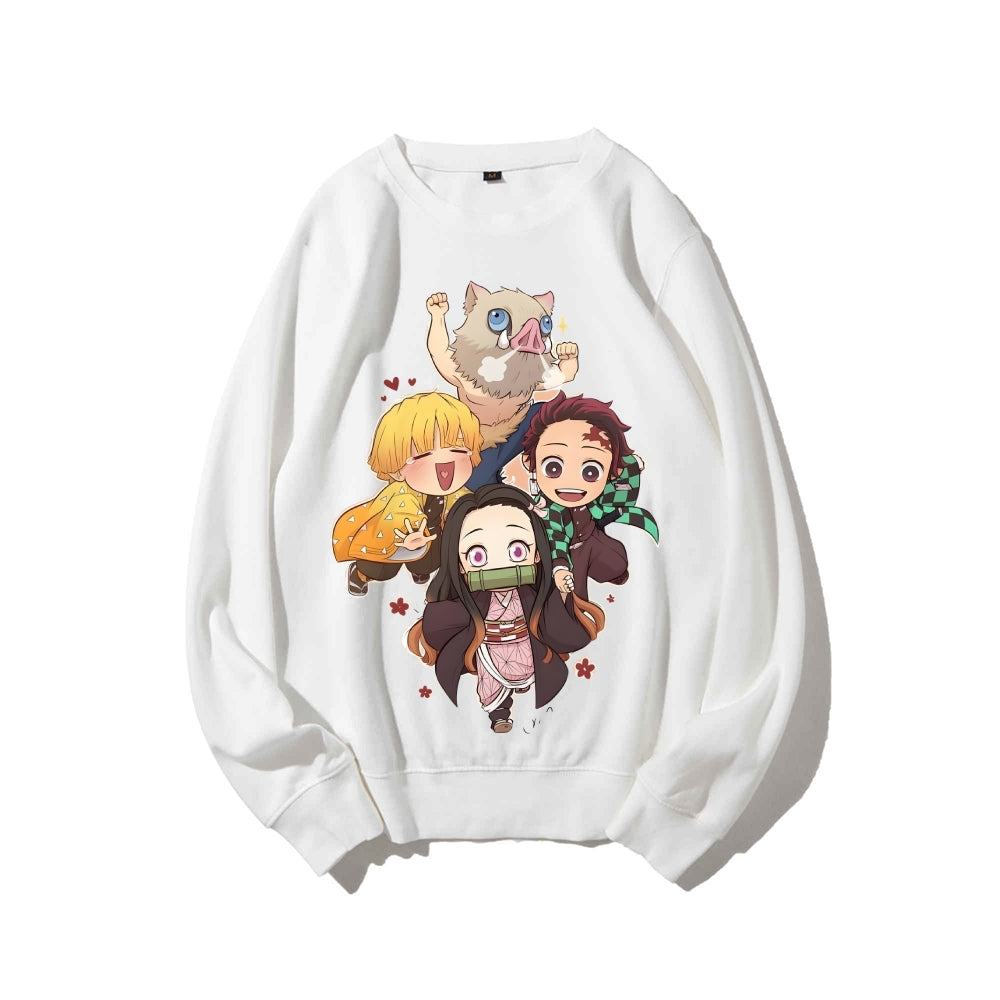 Casual Crewneck Sweatshirt|Demon Slayer