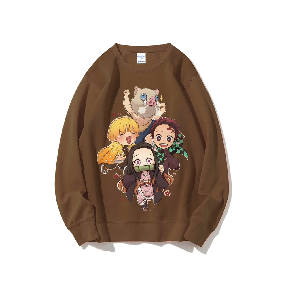 Casual Crewneck Sweatshirt|Demon Slayer