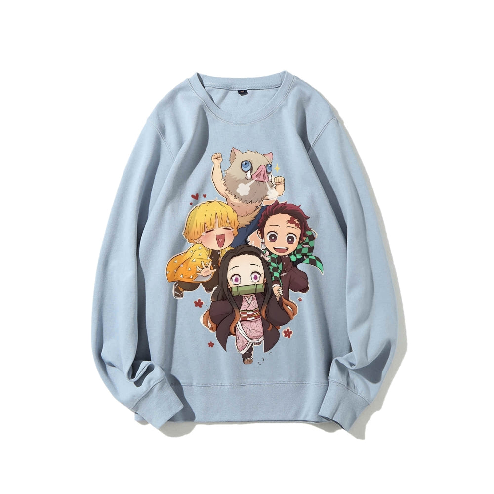 Casual Crewneck Sweatshirt|Demon Slayer